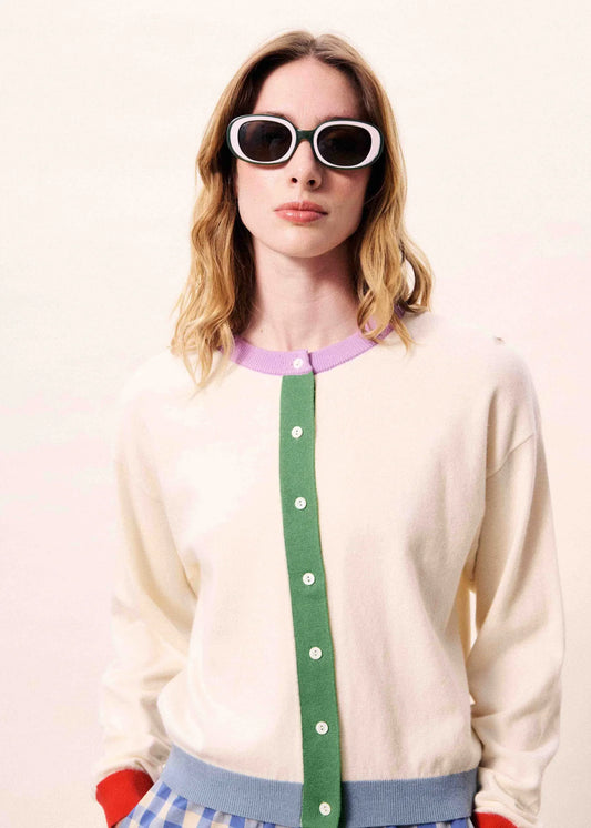 CARDIGAN PATRICK CREAM