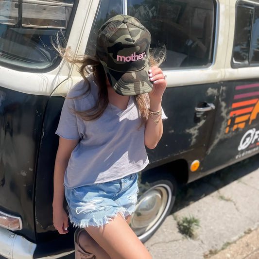 Mother Embroidered Trucker Hat