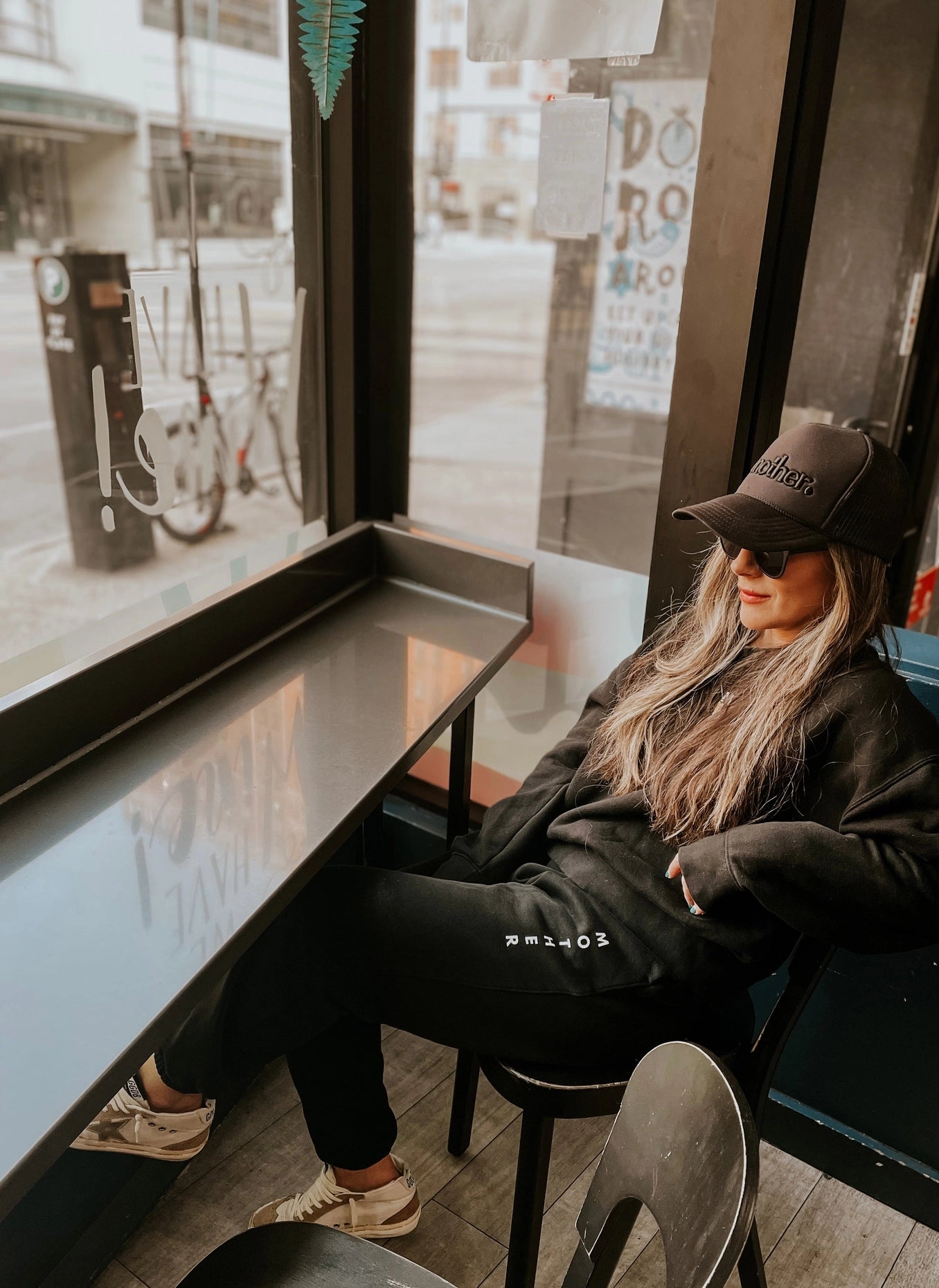 "Mother." EMBROIDERED TRUCKER HAT