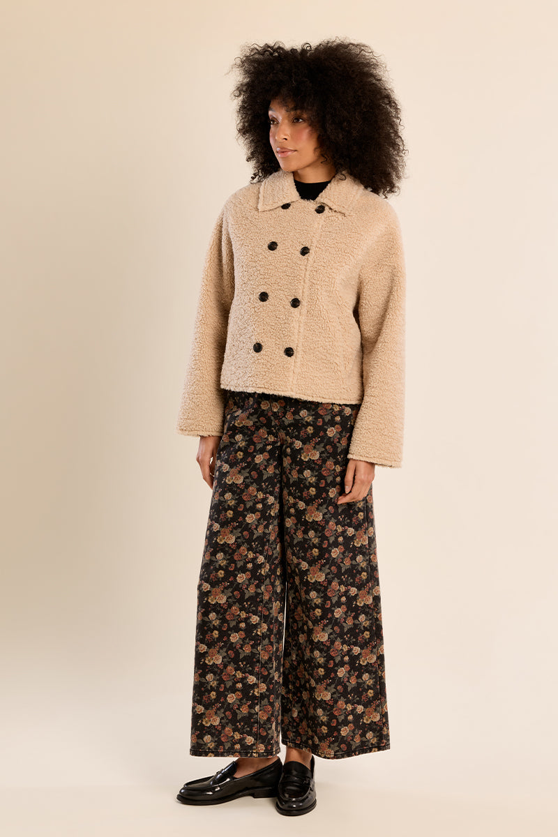 SHORT SHEEPSKIN JACKET