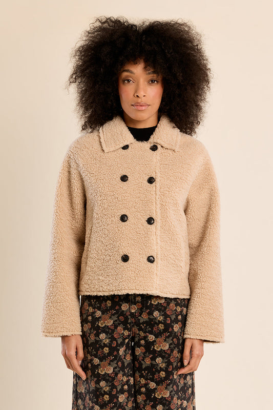 SHORT SHEEPSKIN JACKET
