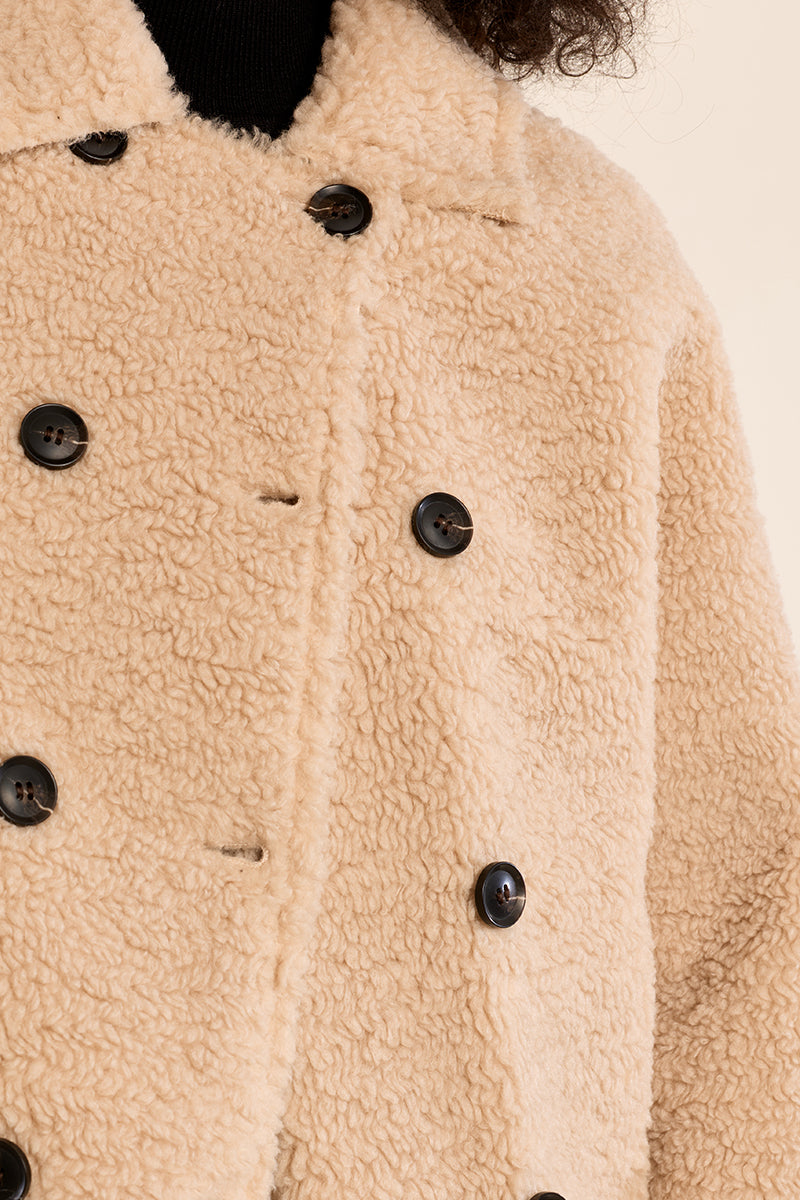 SHORT SHEEPSKIN JACKET