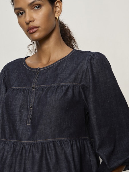 BY YOUR SIDE DENIM TOP