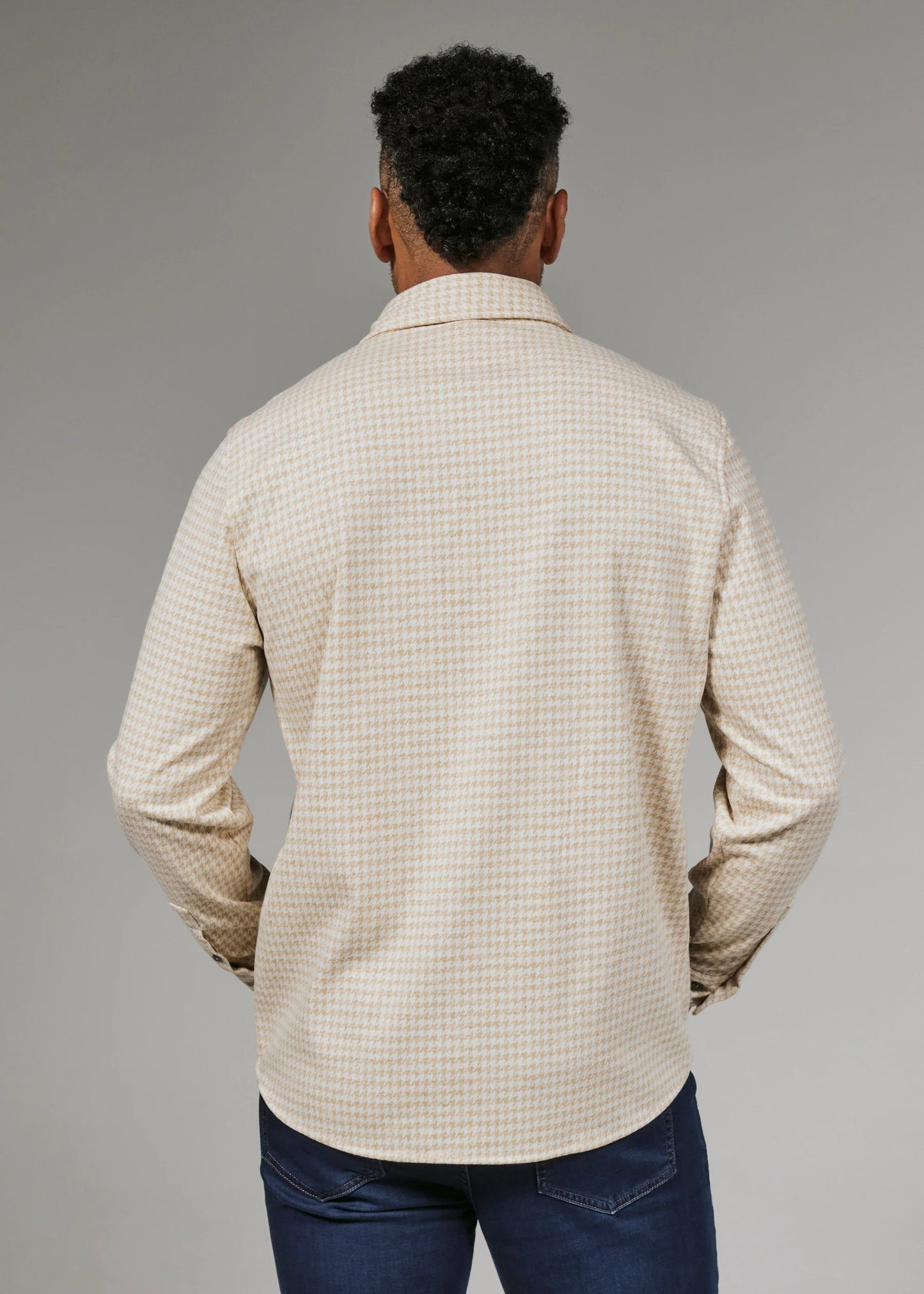 GENERATION™ HOUNDSTOOTH KNIT SHIRT