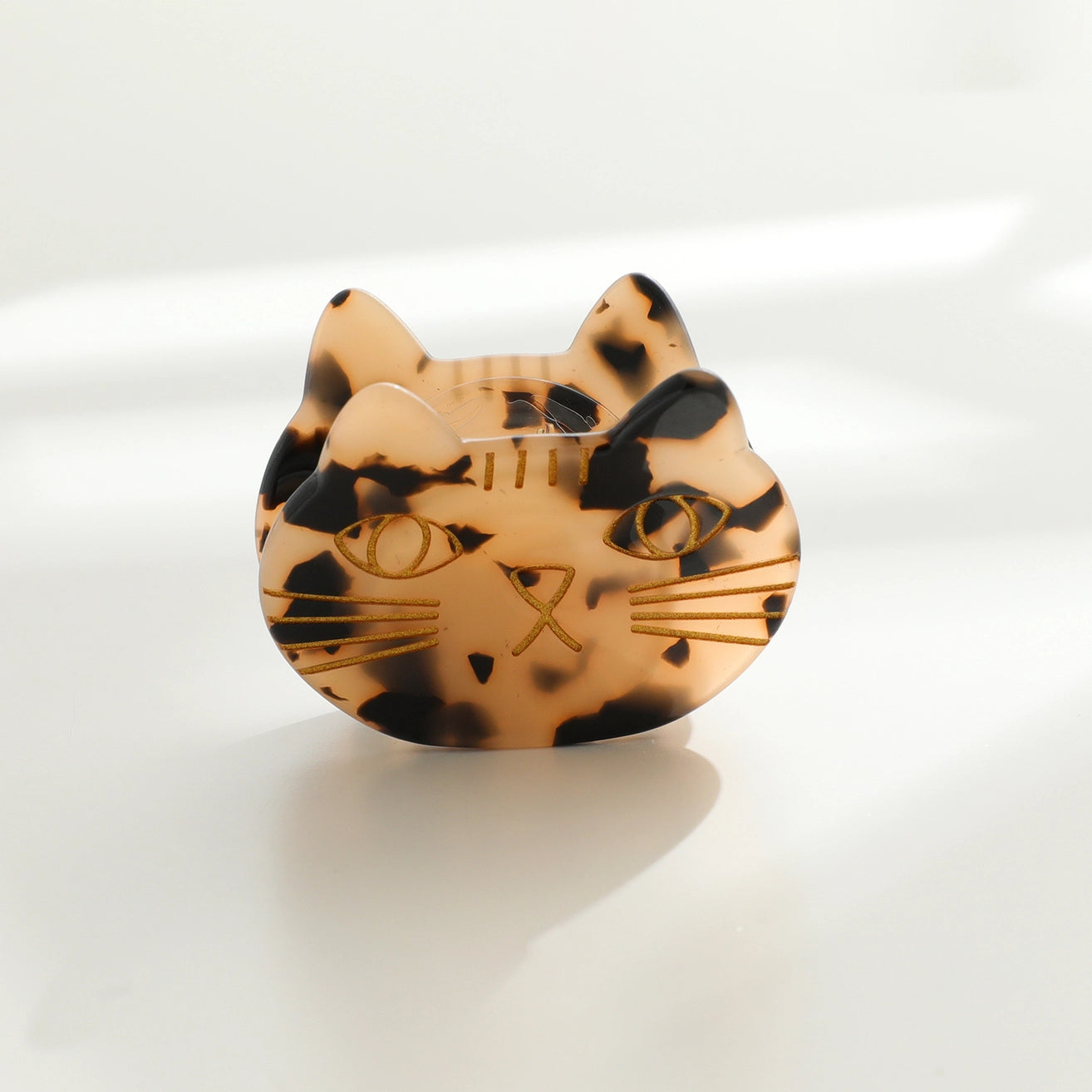 SMALL CAT FACE CLAW CLIP