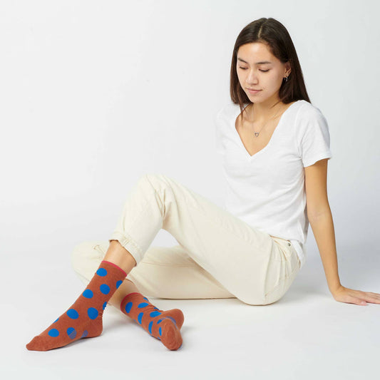 PANHANDLE POLKA DOT SOCKS