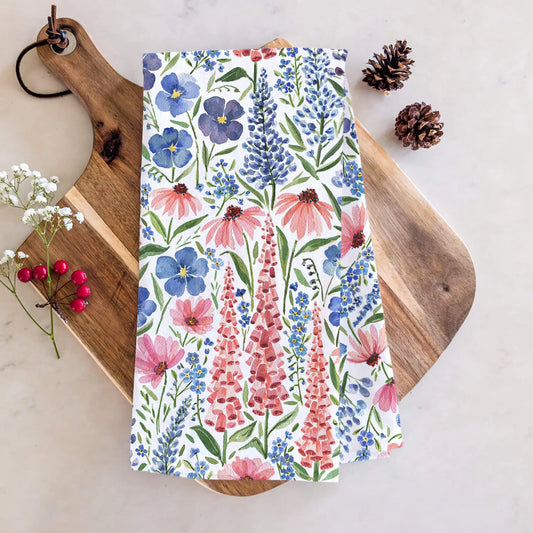 SPRING COLORS TEA TOWEL